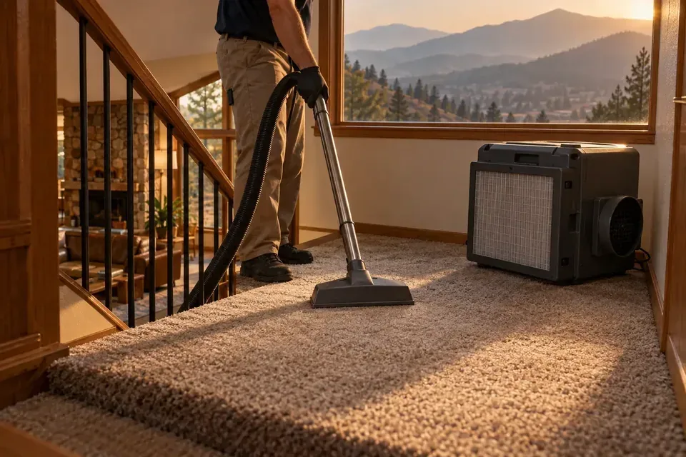 Representative example of smoke odor carpet cleaning