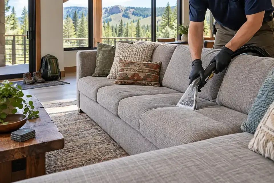 Representative example of sectional cleaning